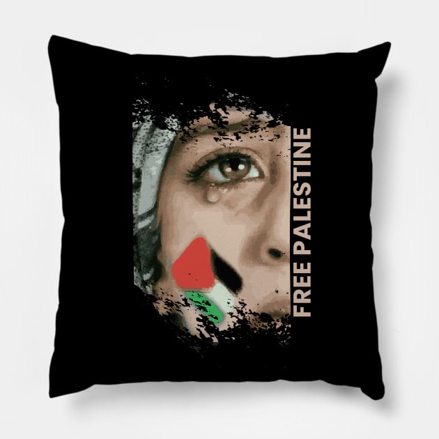 palestine freedom Pillow by aldistar