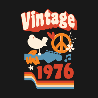 Vintage 1976 - Woodstock Style T-Shirt