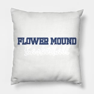 Flower Mound Basketball Pillow