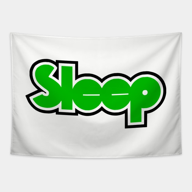 Sleep Band Tapestry by The Lisa Arts