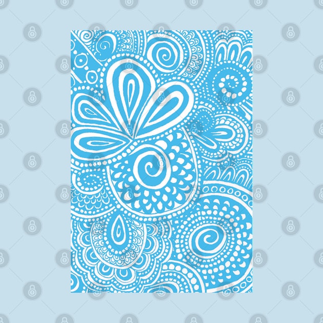 Light Blue Pina Swirls by AmyMinori