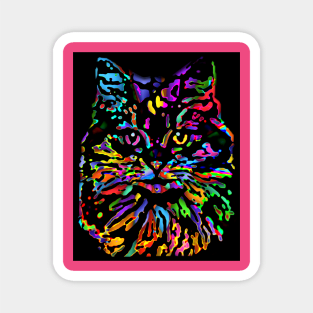 Cat of Color Magnet