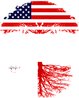 American Grown With Maltese Roots - Gift for Maltese From Malta Magnet