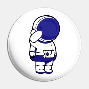 Astronaut cute illustration Pin