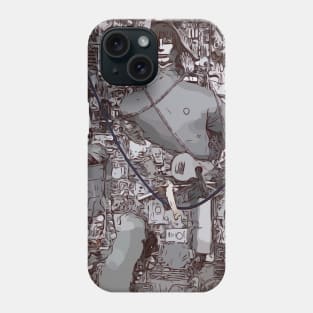 Artwork from East Jesus in Slab City California Phone Case