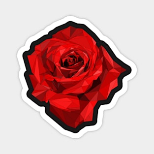 Red Rose Magnet