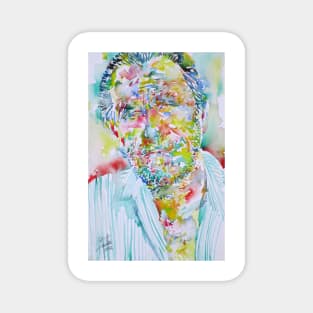 CHARLES BUKOWSKI watercolor portrait .1 Magnet