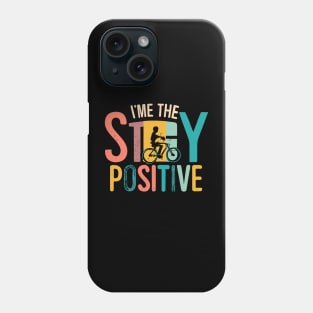 Stay Positive with funky typography design Phone Case