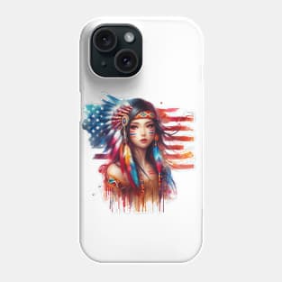 Native American, Beauty, Pearl | Catsie Cat Phone Case