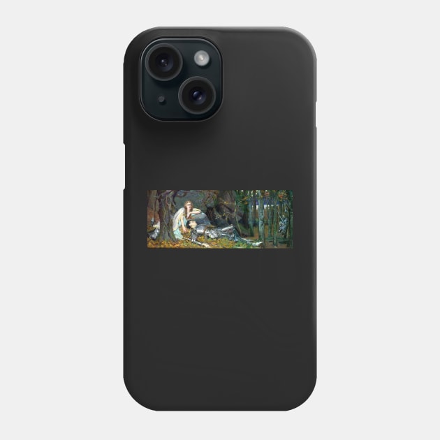 La Belle Dame Sans Merci - Henry Meynell Rheams Phone Case by forgottenbeauty