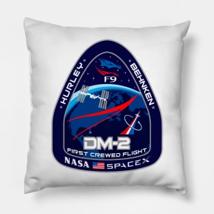 DRAGON CREW - SPACE X x NASA Pillow