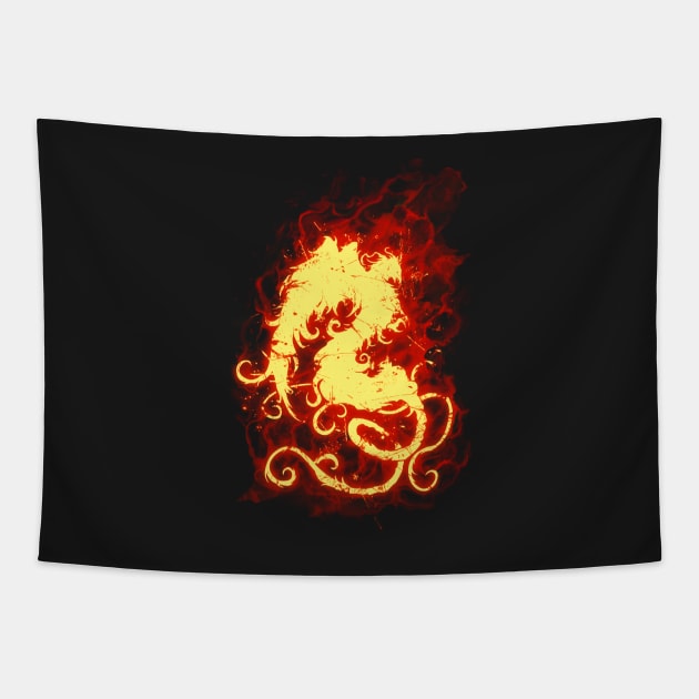 Phoenix Burn Tapestry by chriskar