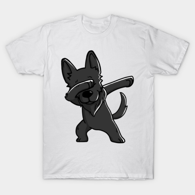 Black German Shepherd Dabbing German Shepherd T Shirt Teepublic