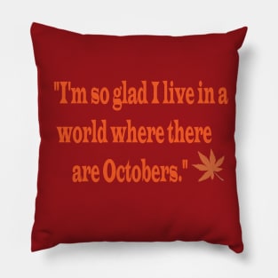 OCTOBER Pillow