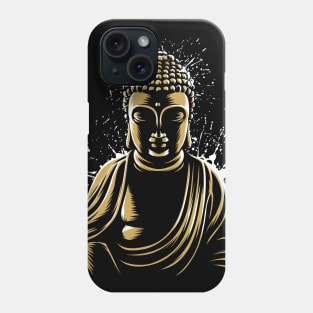 Gold Buda Phone Case