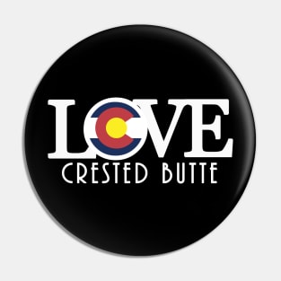 LOVE Crested Butte Colorado Pin