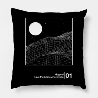 Mogwai / Minimal Style Graphic Artwork Pillow