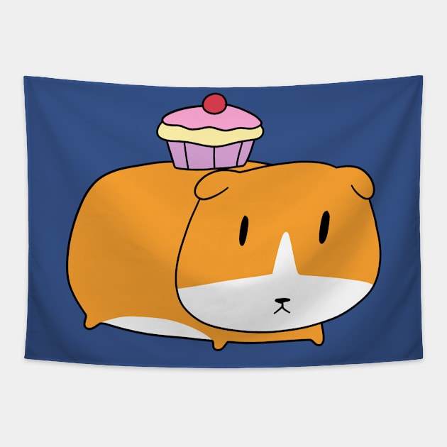 Cupcake Guinea Pig Tapestry by saradaboru