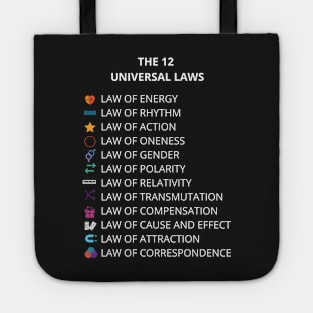 The 12 Universal Laws Tote