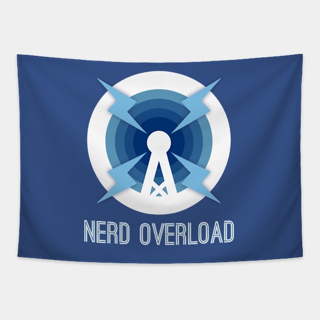 Nerd Overload - Old Logo Tapestry by Nerd Overload!