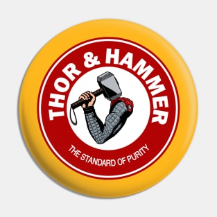 Thor and Hammer Pin