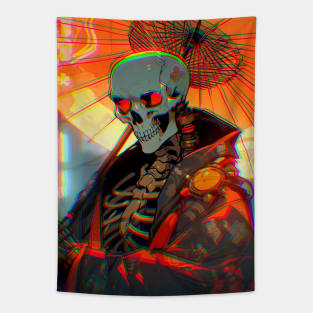 Skeleton Rain Tapestry