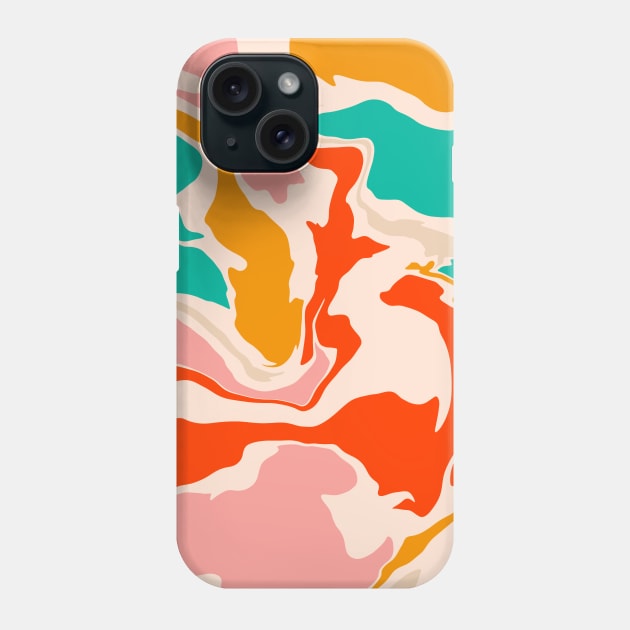 Warm abstract marble 2.0 Phone Case by THESOLOBOYY