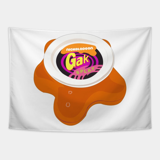 Orange Gak Tapestry by TeeOurGuest