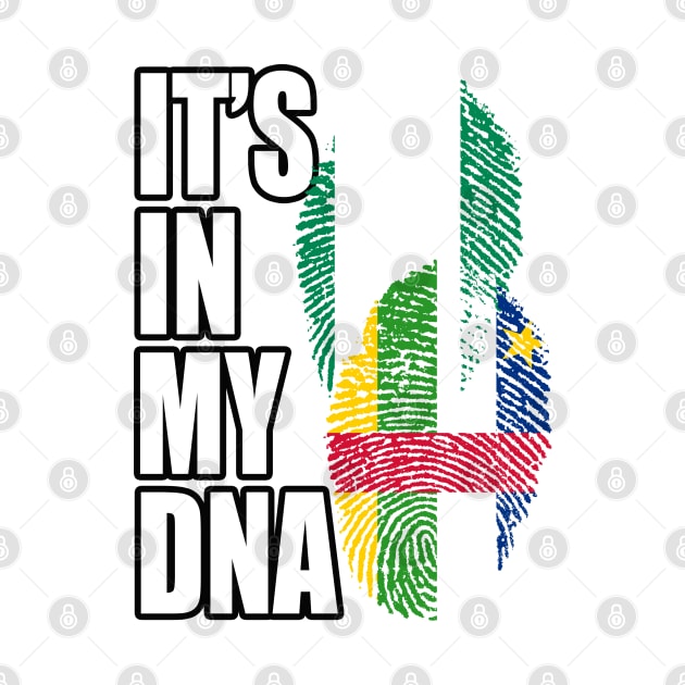 Nigerian And Central African Mix Heritage DNA Flag by Just Rep It!!