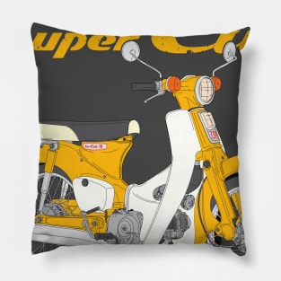 The classic 1970's Honda Super Cub C70 Pillow