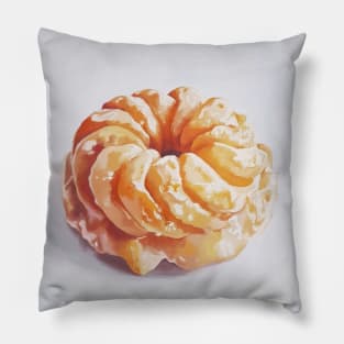 Honey Cruller - donut painting Pillow