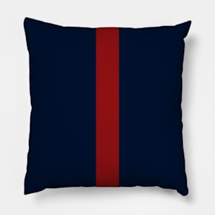 Navy Red Pillow