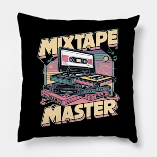 Mixtape Master - Classic Retro Cassette Tape Pillow