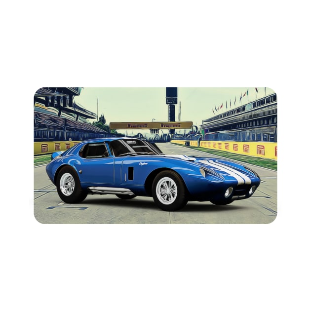 Daytona Track Print by Auto-Prints