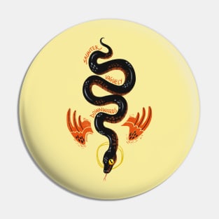 Good Omens- Crowley Saunter Vaguely Downwards Pin