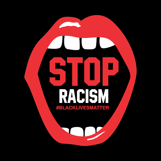 Stop Racism Lips by denufaw