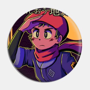 Retro Vaporwave 80s anime aesthetic Pin