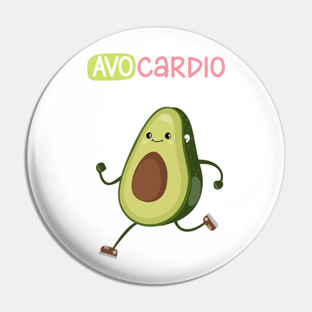 Avocardio funny fitness design Pin by Stoiceveryday