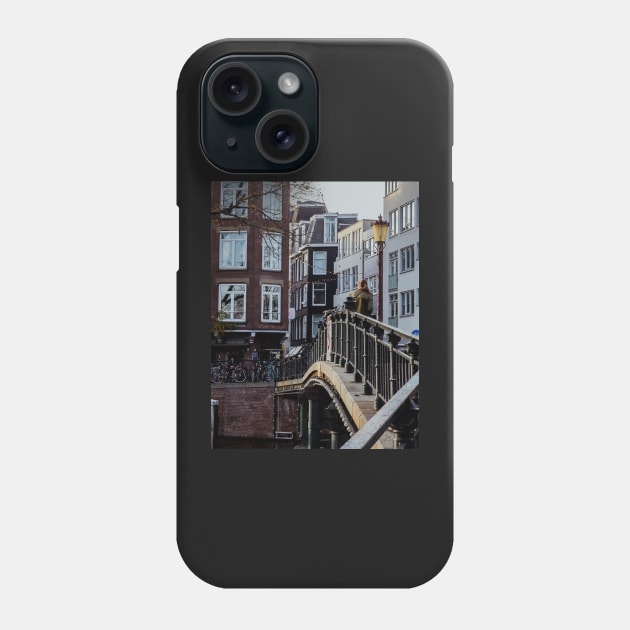 AMSTERDAM CITY Blue Teal | Unique Beautiful Travelling Home Decor | Phone Cases Stickers Wall Prints | Scottish Travel Photographer  | ZOE DARGUE PHOTOGRAPHY | Glasgow Travel Photographer Phone Case by zohams