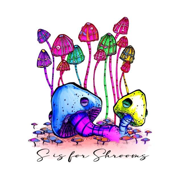 S is for Shrooms by CoalCanaryDesigns