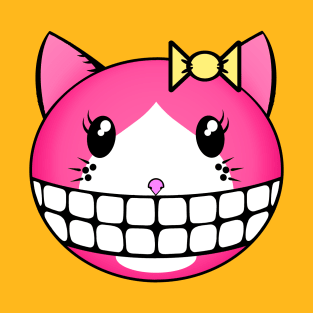 Pink Tuxie Cat T-Shirt