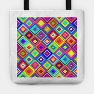 Modern Retro Diamonds Tote