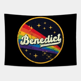 Benedict // Rainbow In Space Vintage Grunge-Style Tapestry