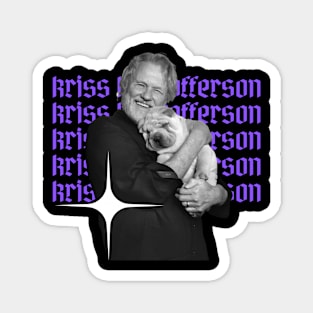 Kris kristofferson x retro designs Magnet