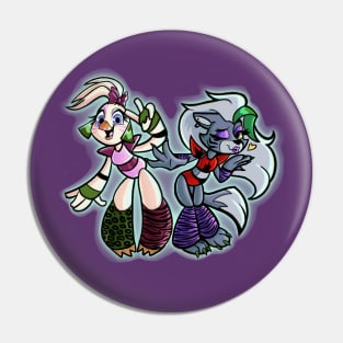 Roxy and Chica Pin