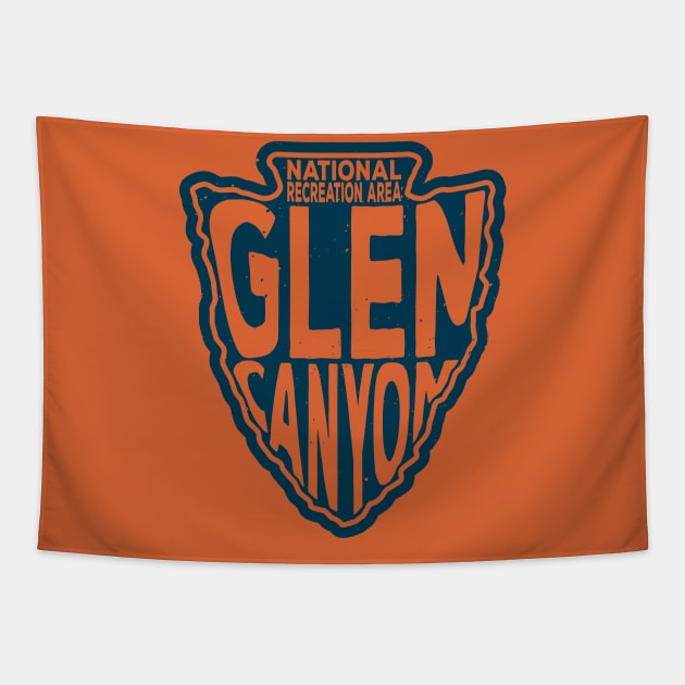 Glen Canyon National Recreation Area name arrowhead Tapestry by nylebuss