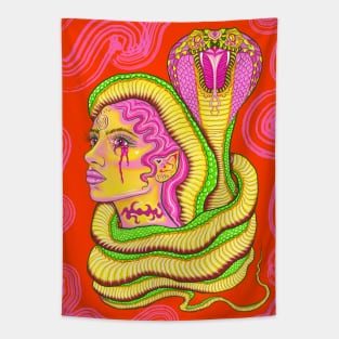 Psychedelic Medusa Tapestry