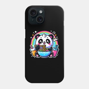 Panda Eating Ramen Phone Case