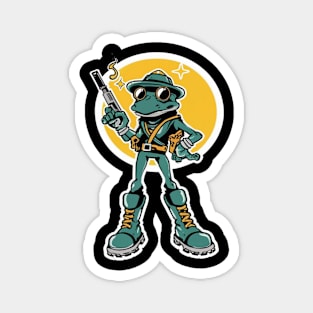 Unique Super Hero Frogman Anime Cartoon Art Character Magnet