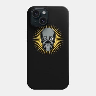 Happy Go Lucky Smiling Skull Phone Case